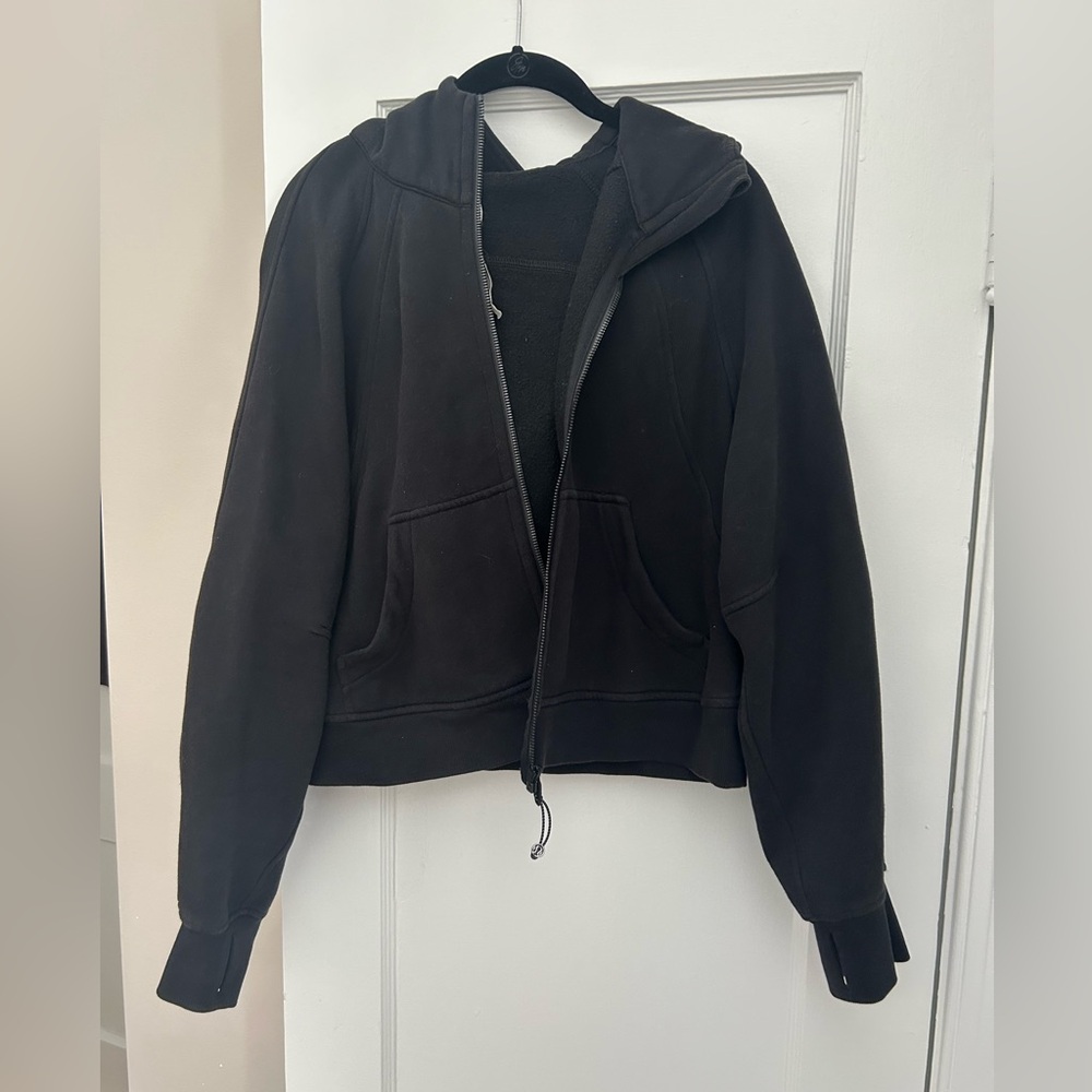 lululemon athletica Black Hooded Jacket